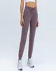 modellando le donne L31 pantaloni yoga sottili era sottile con tasche sportive pantaloni fitness lady di moda all'aperto outfit da jogger dritti3996582
