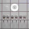 Wall Clocks Bathroom Suction Cup Clock Retro Decor Household Loop For Living Silica Gel Modern Decorative Waterproof