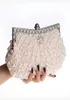 Stunning Pearls Bridal Hand Bags Luxury Cheap High Quality Wedding Accessories Champagne Black Ivory Evening Party Bag6078000