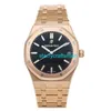 Luxury Watches APS factory Audemar Pigue Royal Oak Sign Rose Gold Mens Bracelet Watch 15500OR.OO.1220OR.01 stS6