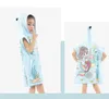 Toallas túnicas toalla de playa de sirena de toalla de secado rápido para niños toalla de baño grande suave fibra de fibra lluvia cape swimsuitl2404