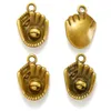 Charms 10st 5Colors Baseball Gloves Charm för halsbandsarmband Pendant DIY smycken Tillbehör 21 14mm J484