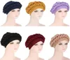 Lenços 2021 Last Muslim Turban Caps para mulheres já fez o African Auto Gele Headtie tranças fêmeas de cabeça envoltem o capacete nigeriano8094332