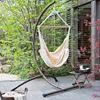 Randonnée de voyage en plein air Camping Hamac à ciel intérieur swing suspendu chaise de couchage excluant des bâtons et des cordes en bois 240423