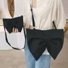 Sacs à bandouliers Fashion Fashion Femme's Bag Nylon Crossbody Messenger Messenger Daily Shopper Purse Purse Vintage Bowknot grande capacité mignon