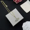 Pendant Designer Pearl Necklace Bracciale Stereoscopico 3 D pianeta Saturno Clavicola Collana Gioielle