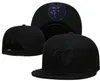 Memphis''Grizzlies''ball Caps Flowers Patched Snapback Hats Sports Drużyna koszykówka Chicago Hat 23-24 Mistrzów Baseball Cap 2024 Finals Regulowane Chapeau A10