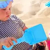 Sandspiel Wasser Spaß 8pcs Kinder benutzen Strandschaufeln Set tragbarer Plastik Sandkasten Kinder Mini Spielzeug Spielzeug Spielzeugversorgung D240429