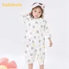 Vêtements Ensembles Balabala Toddler Girl Gointe Summer Summer Breatch Cartoon Cartoon Cuton Coton Pyjamas Coton Wear