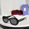Óculos de sol de designer de luxo para mulheres letra clássica letra ova