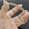 Hochzeitsarmbänder Goldene Farbe Metall Chunky Armreif für Frauen Trendy Punk einstellbares Handgelenk offener Manschetten Armbänder Bangles Party Statement Schmuck Geschenk