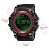 Armbandsur Yikaze Big Dial Men's Sports Watch 30m Life Waterproof Multifunktion Militära män Digitala klockor LED ELEKTRONISK ANMISKA WISTWATCH