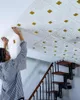 Fonds d'écran Décoration de plafond de toit fond d'écran 3D Papier stéréo Papier Paper Chambre Salon TV Jupe Auto-Adadhesive Stic7596839