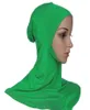 Hijab Headwear Capa completa subscarf ninja interno pescoço peito chapéu de chapéu de lapidação lenço Bonnet4762019