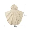 Towels Robes Soft cotton baby hooded towel suitable for boys girls bathrooms pajamas childrens clothing floral/solid color baby raincoatsL2404