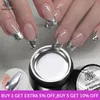 SLIVER METAL EFFEKT LINE Flower Ritning Gel Soak Off Transparenta Colors 5G Målning Polish UV Nail Arni 240425