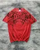 T-shirts masculins T-shirt Hip-Hop Gothic T-shirt American Retro Retro High Stripe surdimension
