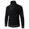 Men's Sweaters Sweater Turtleneck Men Winter Fashion Vintage Style Male Slim Fit Warm Pullovers Knitted Wool Thick Top