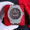 Hip Hop Designer Iced Out Diamond Men's Pols Watch Super Clone Moissanite Automatische mechanische horloges voor mannen