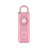 Keychain d'alarme de sécurité personnelle avec des lumières LED Sirène pratique 130 dB Sirène de sécurité d'urgence pour femmes hommes