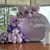 Butterfly Balloon Arch Garland Kit Purple Balloons With Foil Butterfly For Girls Birthday Wedding Mothers Day Party Decoration 240429