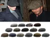 Peaky Blinders Hat Newsboy Flat Cap Classic Herringbone Tweed 100 Wool Baker Boy Gatsby Vintage 8 Panel Hat5742475