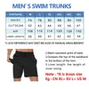 Escatch Mens Swimming Trunks med kompressionsfoder 2 i 1 Quickdrry Gym Sports Shorts Swim Picks Pockets 240416