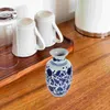 Vases Bleu et blanc en porcelaine Vase Dining Room Table Decor Decoral Arrangement Container