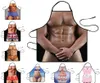 Sexy Waterproof Aprons Personalized Digital Printed Sexy Funny Apron For Women Man BBQ Cleaning Cooking Apron Daily Home Use4382979