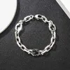 Europeisk populär 925 Sterling Silver Armband Fashion Men and Women Par Armband