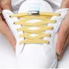 Schoenonderdelen 1Pair magnetische schoenveters elastische vergrendeling schoenvat creatief no tie laces kinderen volwassen unisex sneakers