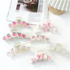 Candy Pink Peach Hair Clip for Women Girls Big Size Bear Clips Hairpin Fashion Accessories Styling Tool