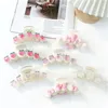 Candy Pink Pfirsich Haarclip für Frauen Mädchen große Größe Bären Clips Haarnadel -Modezubehör Styling Tool