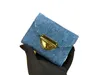 Denim portefeuille concepteur de carte de crédit bleu Hommes et femmes Coin Purse Purse à l'intérieur de portefeuilles Fleur Sac d'emploi imprimé de haute qualité M82599 Pockée de monnaie