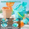 Sable Player Water Fun Beach Toys for Kids Castle Sand Backet Sand Sable Toy Baby Sandbox Set Sand Play Tools Molde Outdoor Beach Games For Kid D240429