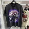 Hellstart Shirt Rappe Mens and Womens T-shirt Rapper chanteur lavage Heavy Craft Couple de même manche courte Top Street Retro Hell Designer 955