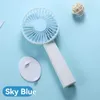 Elektriska fläktar Ny handhållen Mini Electric Fan Foldbar Ultra Long Endurance Strong Wind Camping Portable USB uppladdningsbar luftkonditionering D240429