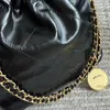 Elegancki prosty skórzany diamentowy luksusowy damski otwartą torebkę dekorację metalową skórzaną łańcuch jednopoziomowy Crossbody pod pachami torba Bankiet Bankietowa 20x20 cm