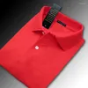 Męski Polos Cotton T-shirt Odzież Summer Mens Polo Shirt S-5xl Casual krótkie klapy dla mężczyzn Homme Fit Type TEE