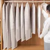 Opbergzakken 5 stks waterdichte stofdichte kleding grote stofafdekpak jas zakken garderobe hangende kleding organisatoren