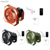 Electric Fans 10000mAh portable outdoor camping fan portable camping charging fan circulator wireless quiet electric fan with LED lightingWX