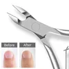 Cuticule d'ongle d'ongle professionnelle Nipper Nipper Care en acier inoxydable Cuticule Nail Clipper Déléfort de la peau De Doucoulement MANICURE