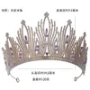 Tiaras Baroque Purple Crystal Tiara Crown For Women Wedding Party Fashion Queen Bridal Bride Crown Couronne Accessoires