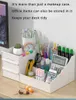 Kosmetischer Organisator große Kapazität Kosmetische Aufbewahrungsbox für Make -up -Organisatoren Schmuckpolierpolierbad Plastik Organisation Hauseinrichtung Q240429
