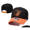 Ball Caps Brand Vente de vente Orioles Baseball Gorras Bones Sports de plein air décontractés pour hommes Chapeaux ajustés Chapeau ajusté H5-8.17 Drop Dhnpy