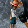 Actie speelgoed figuren een stuk anime vier keizers schachten stro hoed luffy actiefiguur