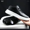 Casual Shoes Men's Platform Fashion Match Small White Board Daily Sports A7