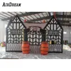 wholesale High Quality Portable Outdoor 10m Lx5mWx5mH (33x16.5x16.5ft) inflatable Irish pub bar tent for Party Event