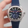 Wysokiej jakości zegarek 42 mm Aquanaut 5164 5164R-001 Stal nierdzewna Azja Przezroczysta mechaniczna automatyczna męska zegarek WAT248F