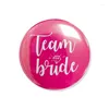 Party Decoration 6pcs Team Bride To Be Badge Bachelorette Supplies Hen Night Bridal Shower Accesories Bridesmaid Gift